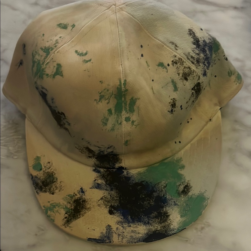 Abstract Art Cream Cap